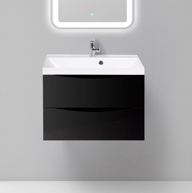 Тумба под раковину без столешницы BelBagno Marino 70 nero lucido