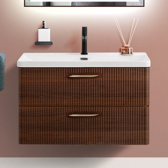 Тумба под раковину без столешницы BelBagno Due 80 noce