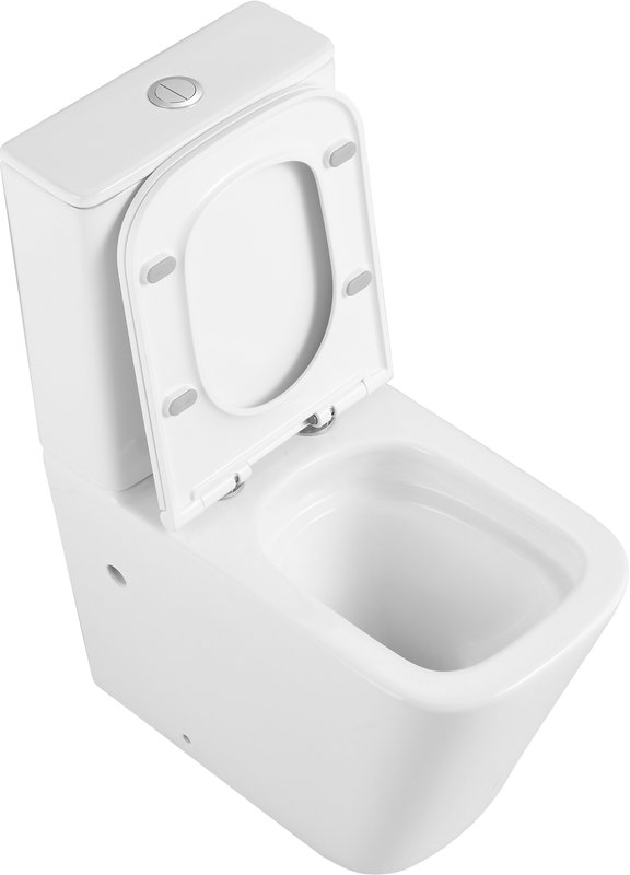Унитаз-компакт напольный SantiLine SL-5028, белый