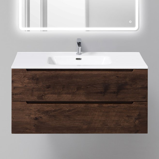 Тумба под раковину без столешницы BelBagno Etna 100 rovere moro