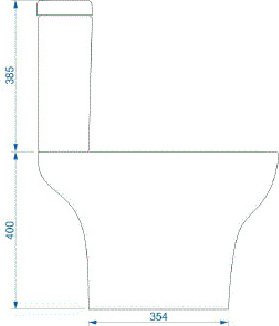 Унитаз-компакт напольный VitrA Zentrum 9012B003-7204