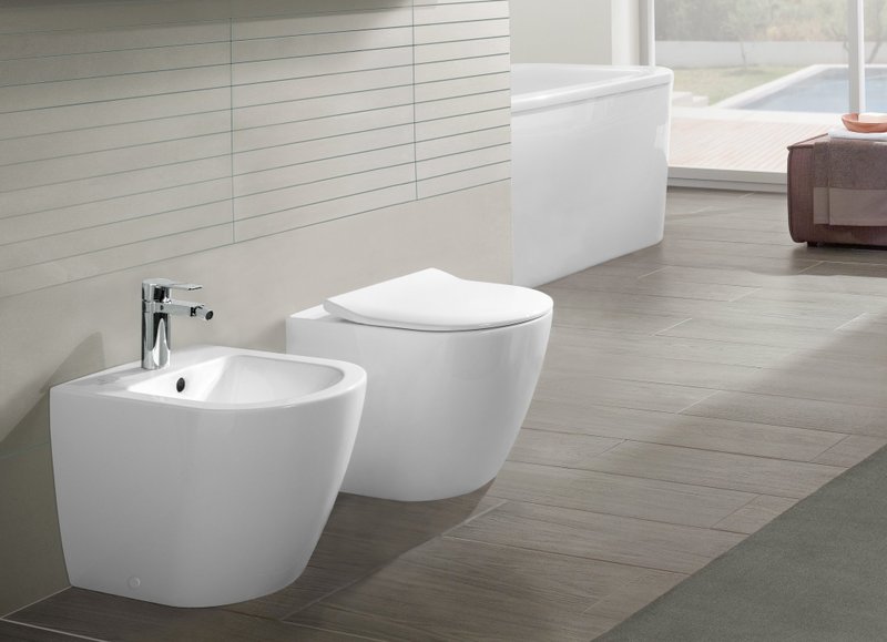 Унитаз приставной напольный Villeroy & Boch Subway 2.0 5602R0R1
