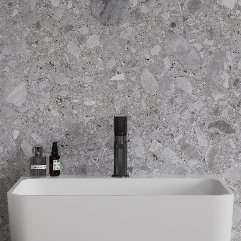 Смеситель для раковины Omnires Contour CT8010AT, антрацит