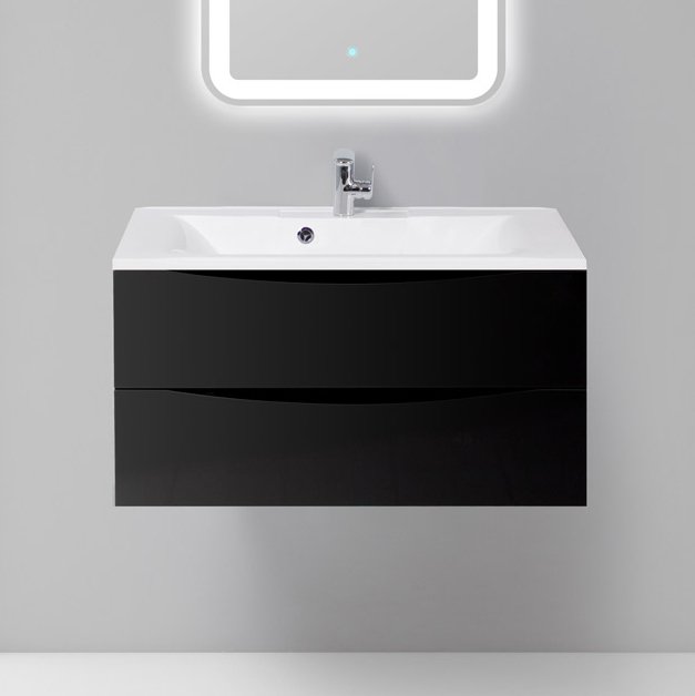 Тумба под раковину без столешницы BelBagno Marino 90 nero lucido