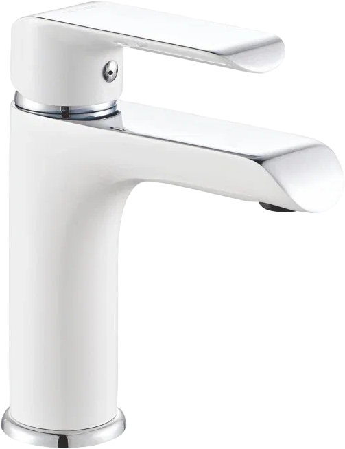 Смеситель для раковины Rose R21F R2101F, белый, хром