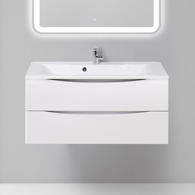 Тумба под раковину без столешницы BelBagno Marino 100 bianco opaco