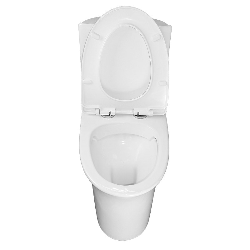 Унитаз-моноблок напольный AZARIO Luna AZ-1037, глянцевый белый