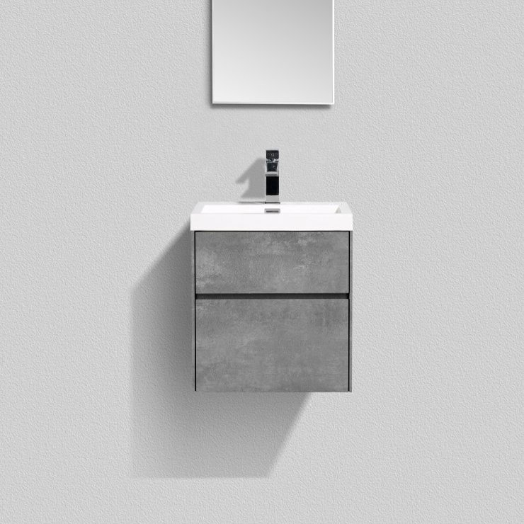 Тумба под раковину без столешницы BelBagno Pietra Mini 50 AS stucco cemento