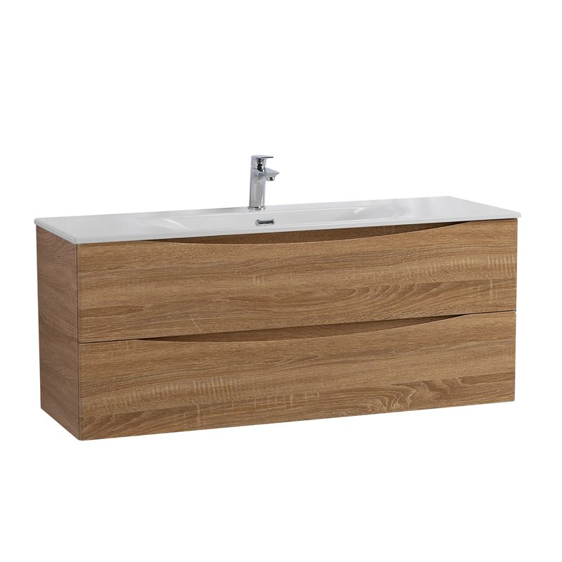 Тумба под раковину без столешницы BelBagno Marino-cer-n 120 подвесная, rovere bianco