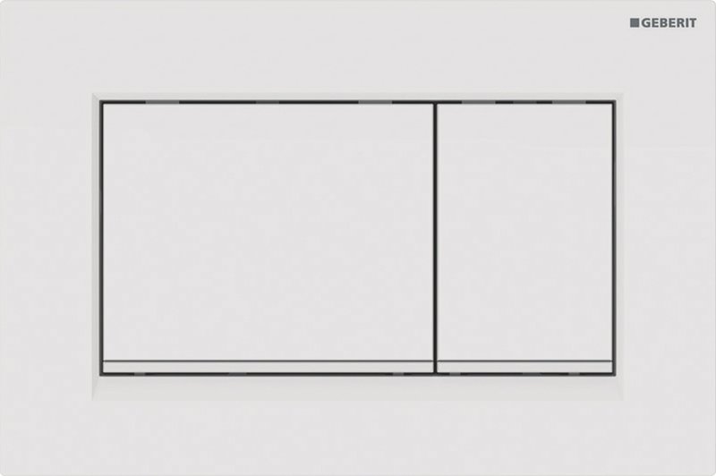 Кнопка смыва для унитаза Geberit Sigma 30 115.883.11.1 пластик, цвет матовый белый