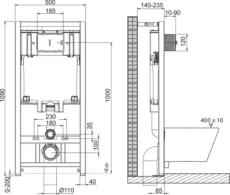 Комплект 4 в 1 BelBagno BB062CHR-MB/BB062SC-MB/BB002-80/BB007-PR-