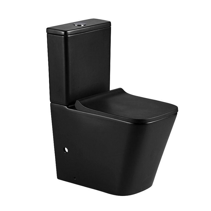 Унитаз-компакт напольный AZARIO Quadro AZ-2175-MB матовый черный