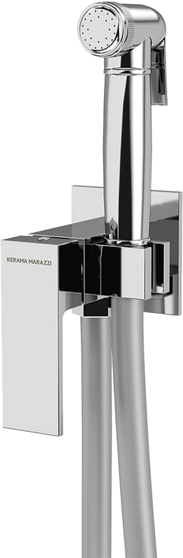 Гигиенический душ KERAMA MARAZZI Fioretto V253CR442RUKM, со смесителем, С ВНУТРЕННЕЙ ЧАСТЬЮ, хром