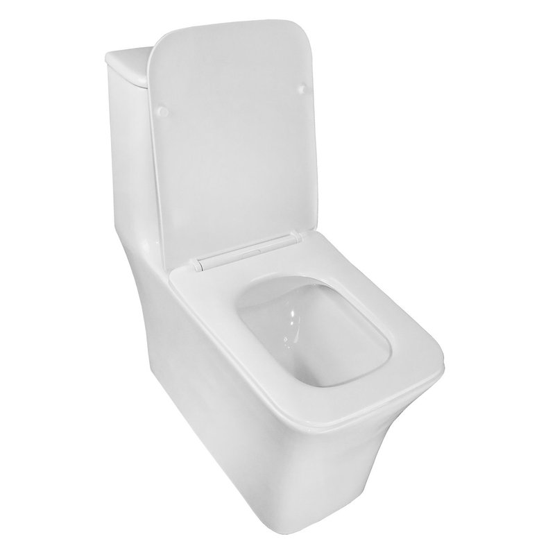 Унитаз-моноблок AZARIO GRESSA 705х370х760 безободковый с сиденьем микролифт (AZ-1111)