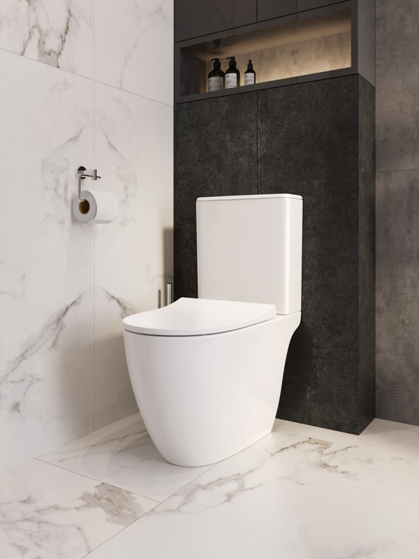 Унитаз-компакт напольный VitrA Sento Open-Back 9830B003-7204