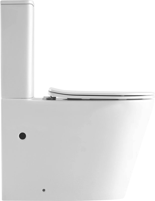Унитаз-компакт напольный SantiLine SL-5026, белый
