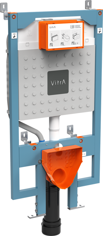 Инсталляция для унитаза VitrA V8 768-5800-01 крепление к полу и стене