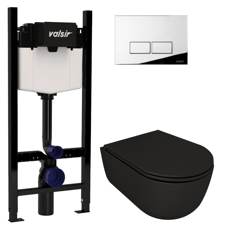 Комплект 4 в 1 Valsir KIT VSCR 7334NEMT Slim P3
