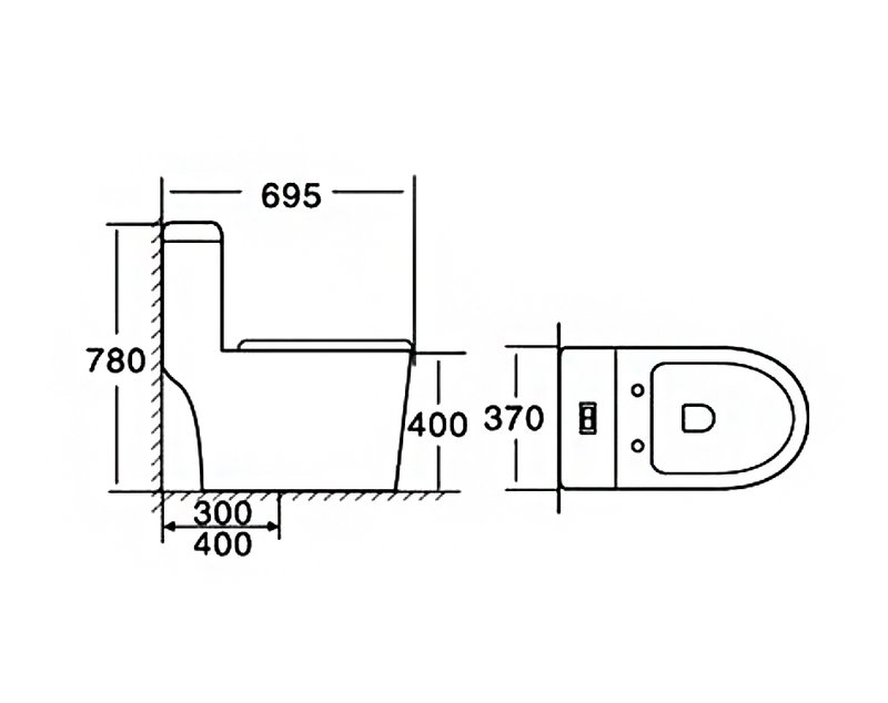 Унитаз-моноблок напольный Stella Polar Сеговия KN6264000