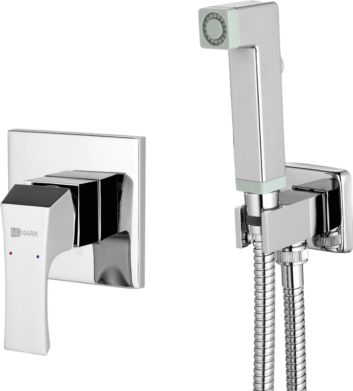 Гигиенический душ Lemark Unit LM4519C, со смесителем, С ВНУТРЕННЕЙ ЧАСТЬЮ