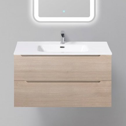 Тумба под раковину без столешницы BelBagno Etna 90 rovere grigio