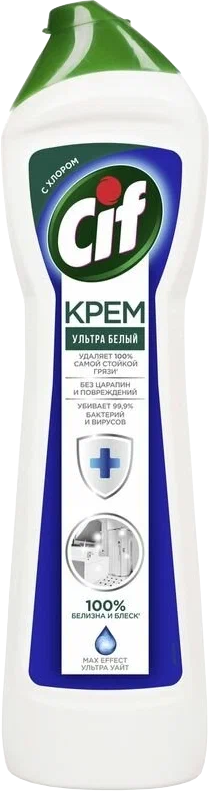 Универсальное моющее средство Cif, ультра белый, 450 мл