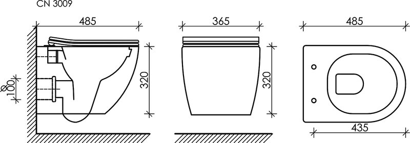 Комплект 5 в 1 Ceramicanova CN3009_121001CH