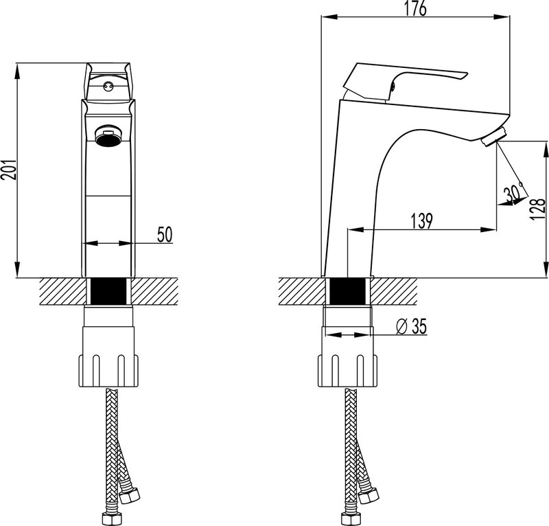Смеситель для раковины Lemark Unit