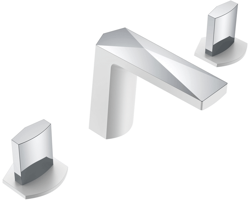 Смеситель для раковины Boheme Venturo 150-WCR-ICE, белый, хром