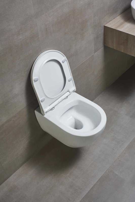 Унитаз подвесной beWash Bogen 88303201, глянцевый белый