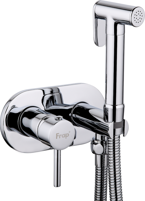 Гигиенический душ Frap F7505, со смесителем, С ВНУТРЕННЕЙ ЧАСТЬЮ