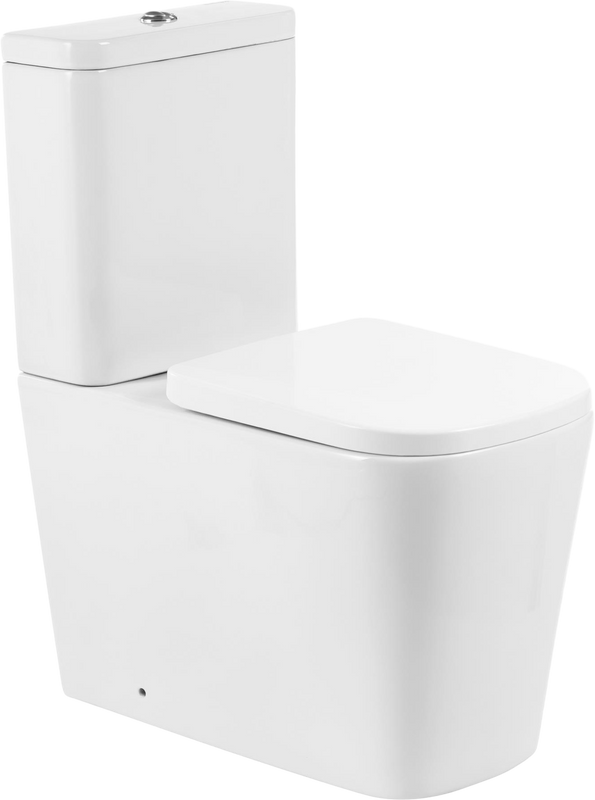 Унитаз-компакт напольный BelBagno Albano BB120CPR безободковый, сиденье BB120SC с микролифтом