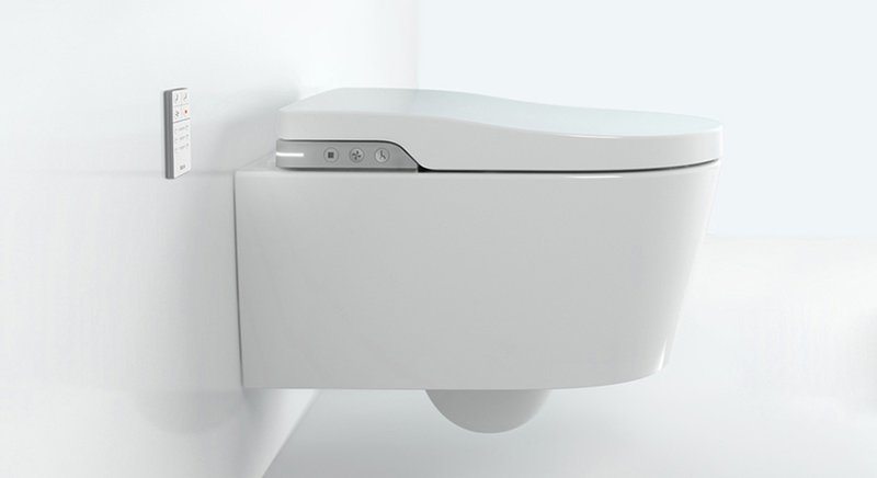 Умный унитаз подвесной Roca Inspira in-wash
