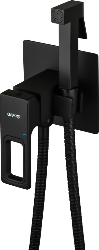 Гигиенический душ Gappo G17-6 G7217-6, С ВНУТРЕННЕЙ ЧАСТЬЮ, черный