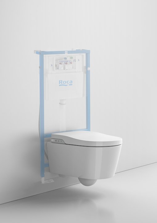 Умный унитаз подвесной Roca Inspira in-wash