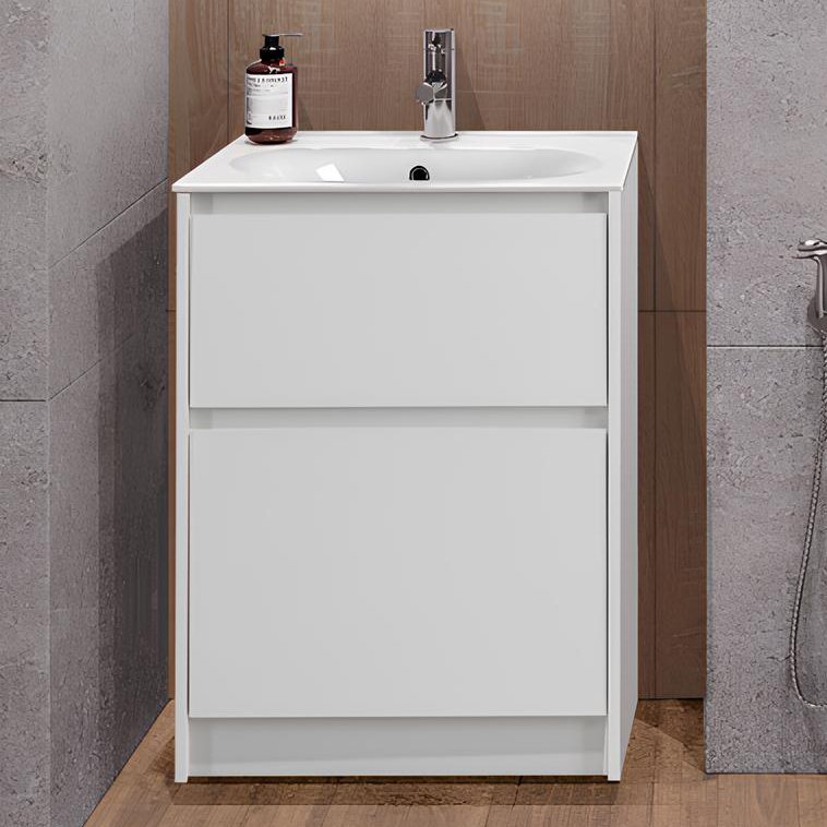 Тумба под раковину без столешницы BelBagno Kraft 60 напольная, bianco opaco