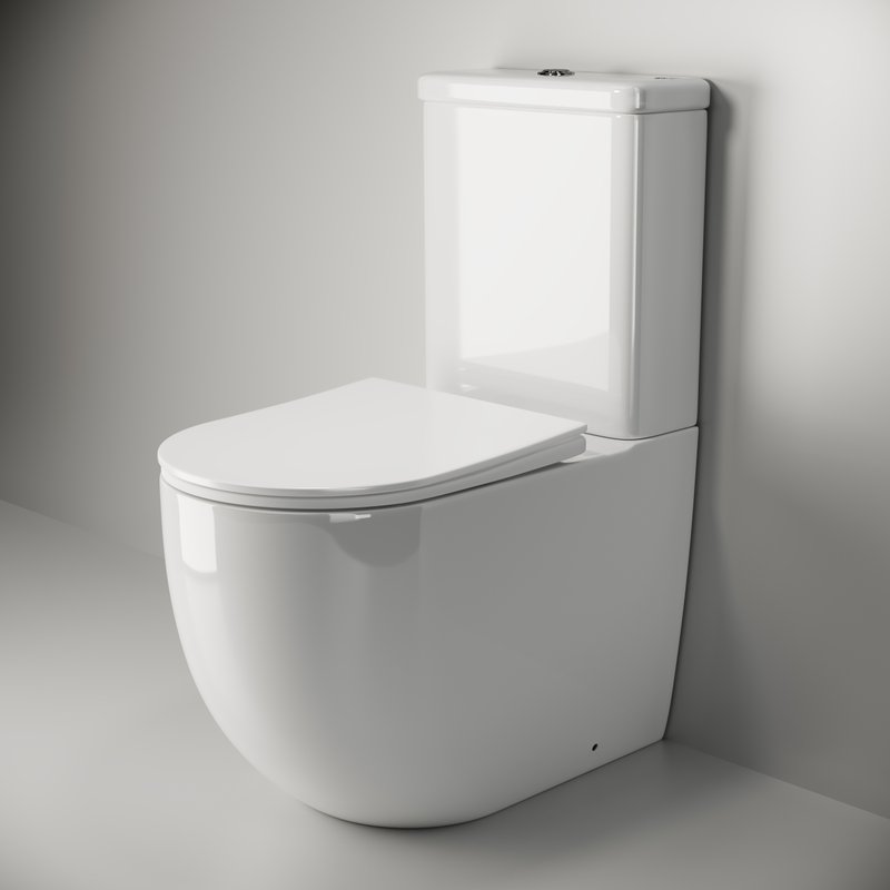 Унитаз-компакт напольный Ceramicanova Mia Rimless CN1801