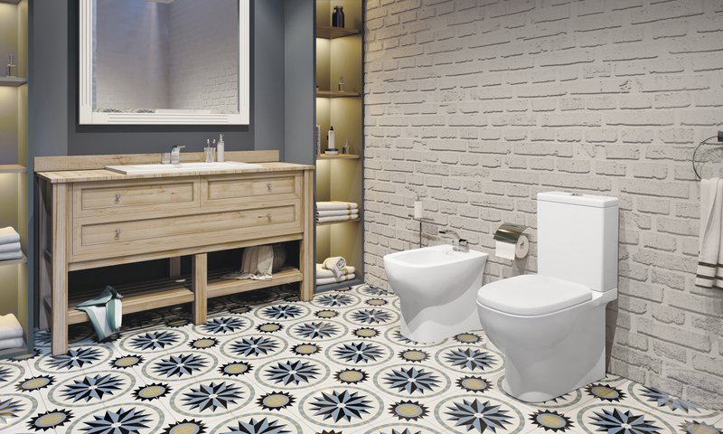 Унитаз-компакт напольный Sanita luxe Quadro Comfort