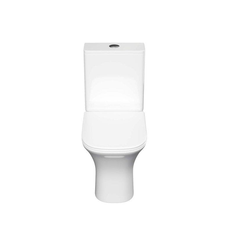 Унитаз-компакт напольный AQUATEK Optima Square AQ4411-00, безободковый, с микролифтом