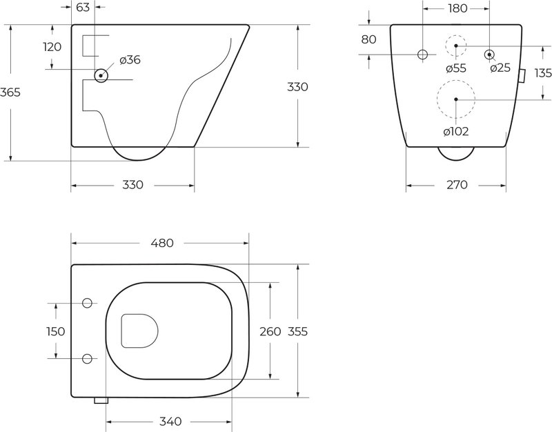 Унитаз подвесной BelBagno Due BB3103CHR-BS/SC