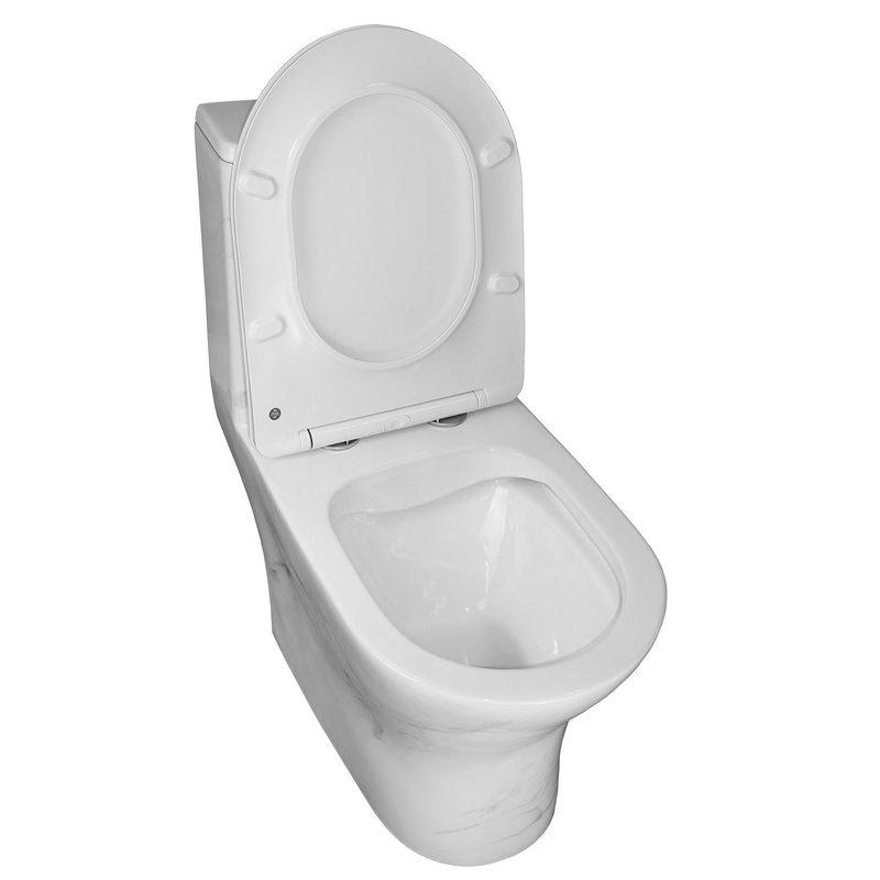 Унитаз-моноблок Azario Terni 350х670х760 безободковый (AZ-8618M)