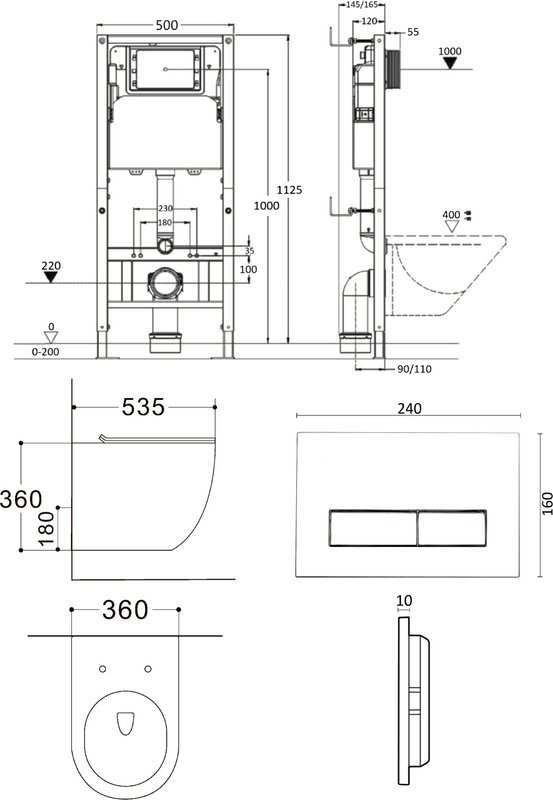 Комплект 4 в 1 Agger