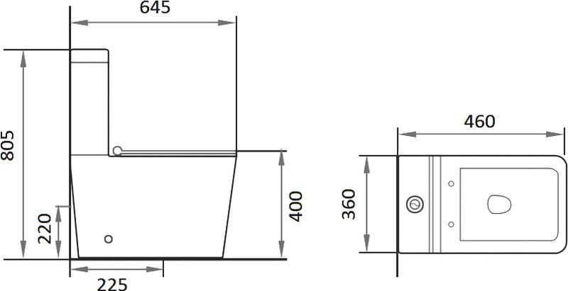 Унитаз-компакт напольный Orange C06 C06-000W