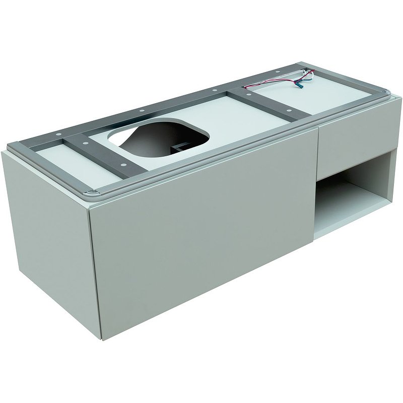 Тумба под раковину без столешницы Allen Brau Infinity 120 1+1 L подвесная, папирус матовый