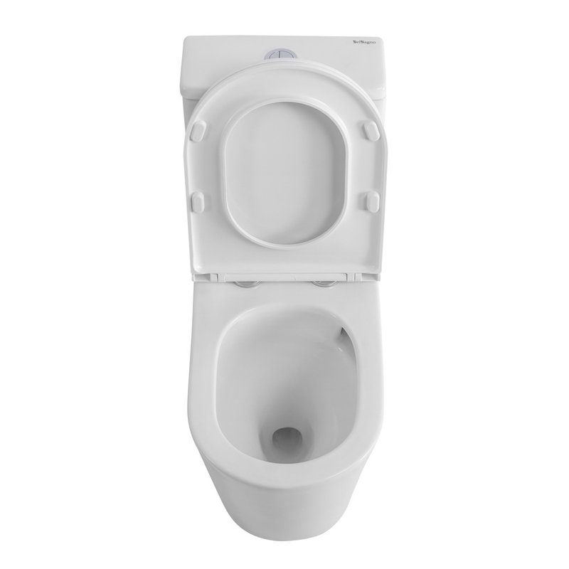 Унитаз-моноблок напольный BelBagno Tre BB673CP-MN-TOR/SC