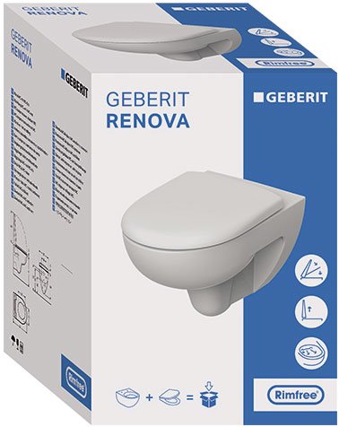 Унитаз подвесной Geberit Renova 500.801.00.1