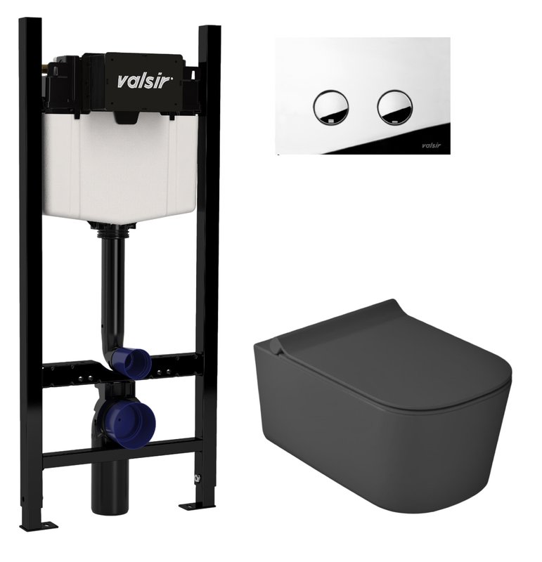 Комплект 4 в 1 Valsir KIT VSCR 5486NEMT Slim P4