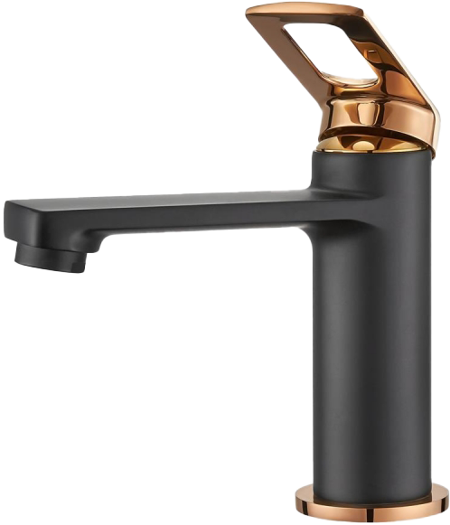Смеситель Oulin Bath OL-T9503, черный, медь