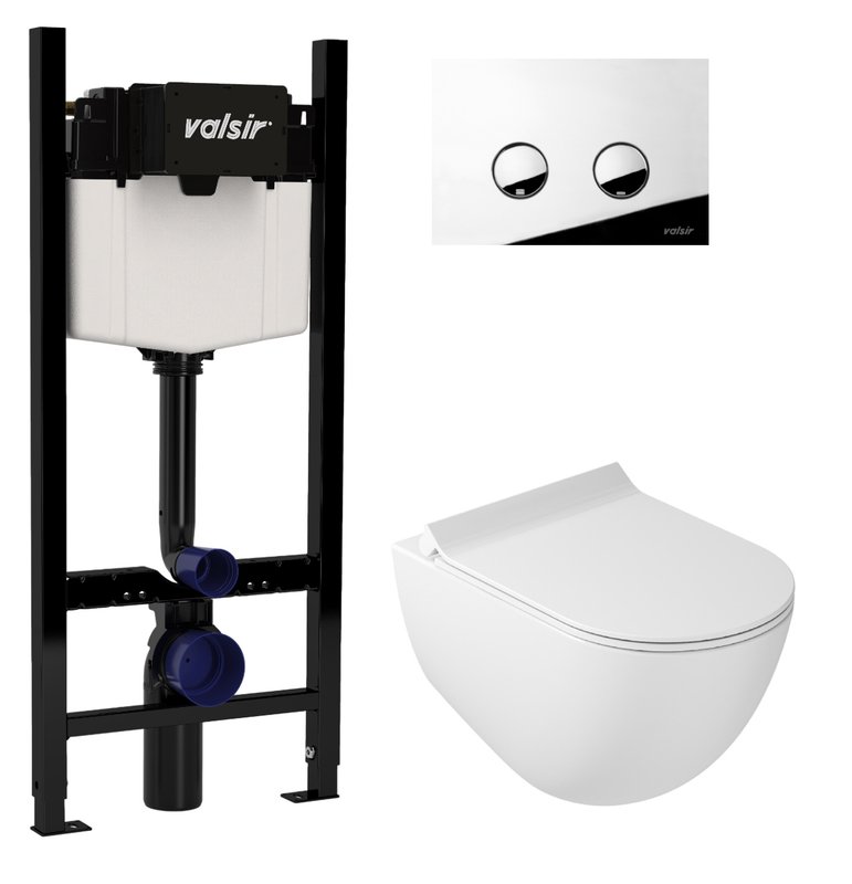 Комплект 4 в 1 Valsir KIT VSCR 7317 Slim P4