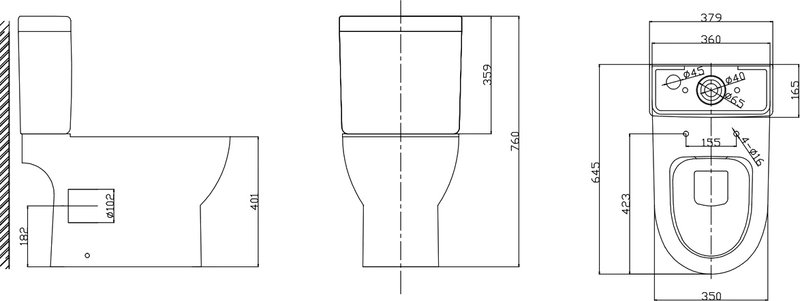 Унитаз-компакт напольный Grossberg GS GS-13D